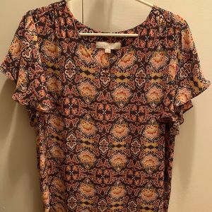 Loft Short Sleeved Blouse